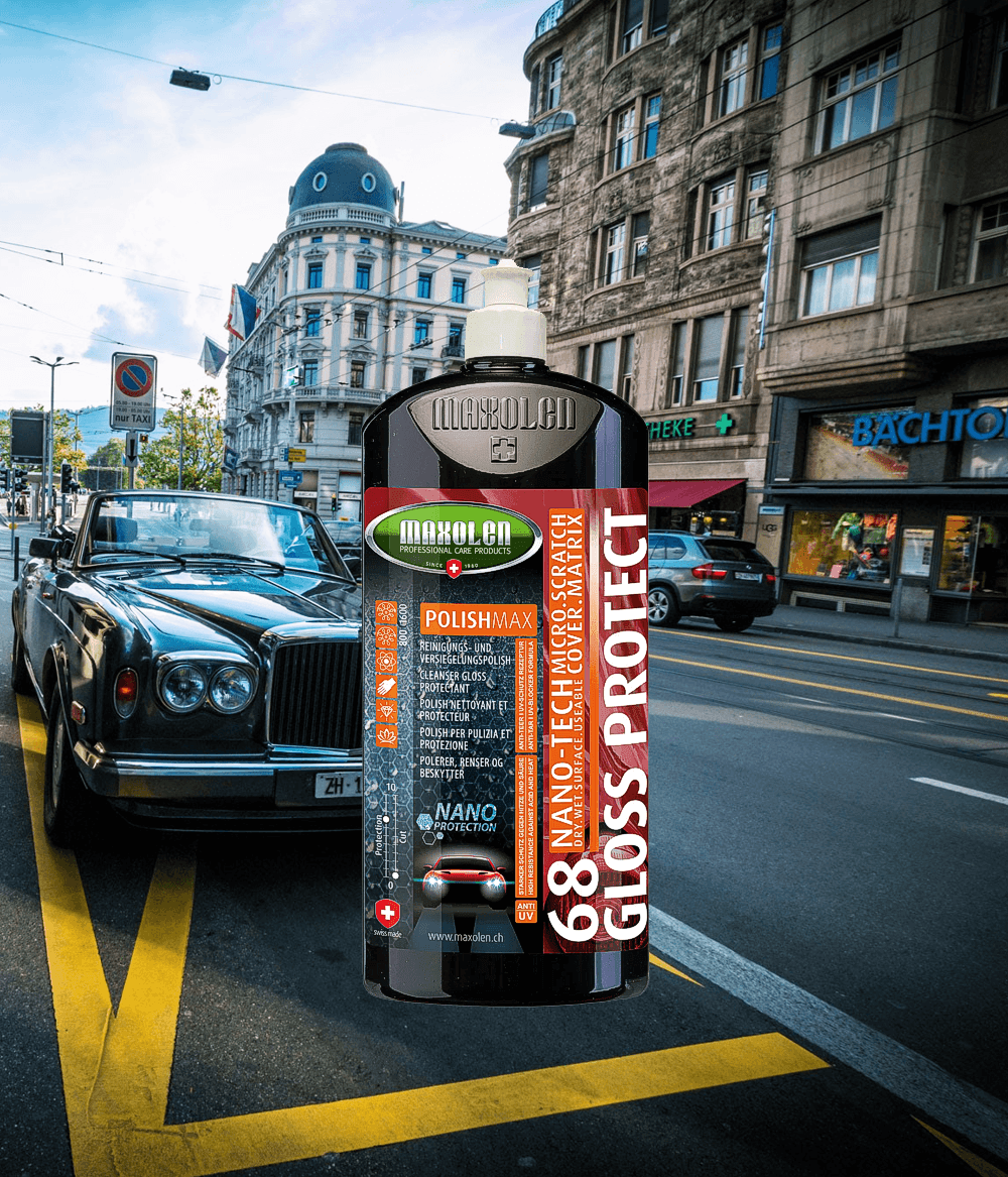 Auto vaha kaitse lakile kroomile 68 Gloss Protect Maxolen parim Šveitsi kvaliteet sõiduki pinnakitse