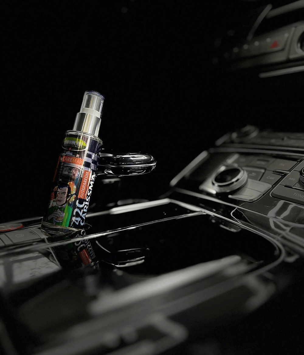 Autolõhn Salongilõhn Auto lõhnastaja auto parfüüm 42C Carissma Maxolen Autohooldusvahendid Šveitsist