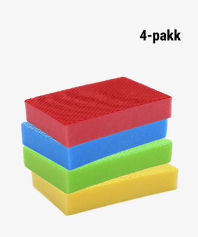 MaxCleaningSponge 4-pakk nõudepesušvamm puhastusšvamm küürimisšvamm putukašvamm nõudepesunuustik